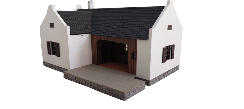 Model Railway Accessories : Cape Dutch House (HO)