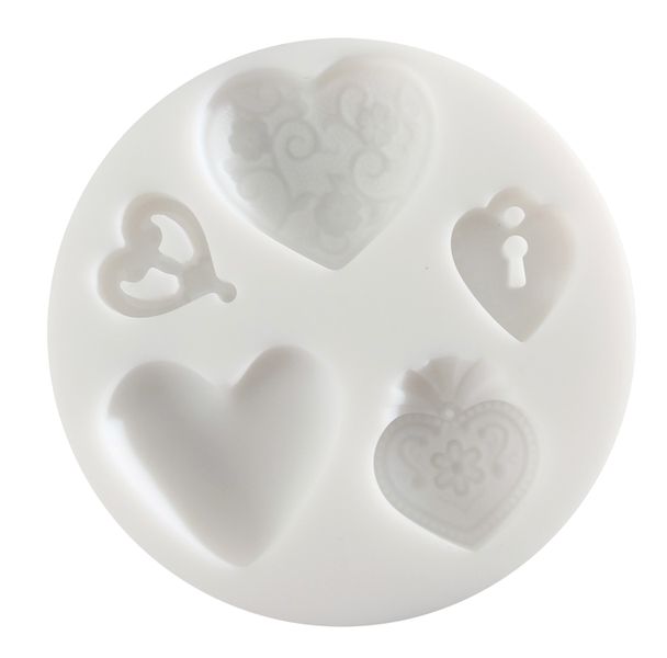 Cernit Silicone Mould - Hearts