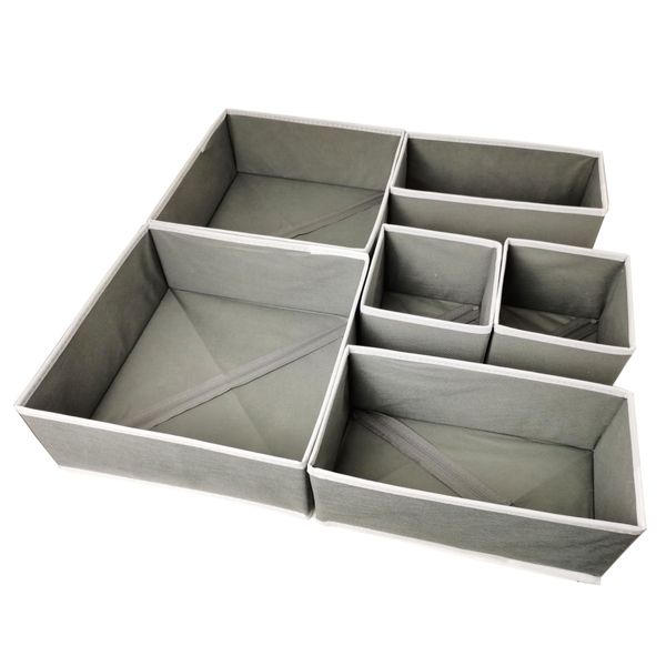 Cloth Storage Closet Containers Divider Foldable with Drawers for Clothes