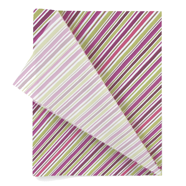 Wrapping Tissue Paper - 25 Sheets Eco-friendly &amp; Recyclable - Oblique Lines