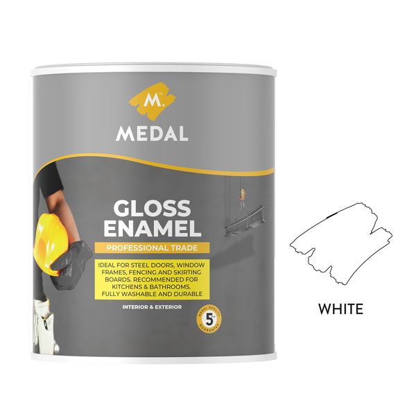 Medal - Professional Trade Gloss Enamel Paint 1L