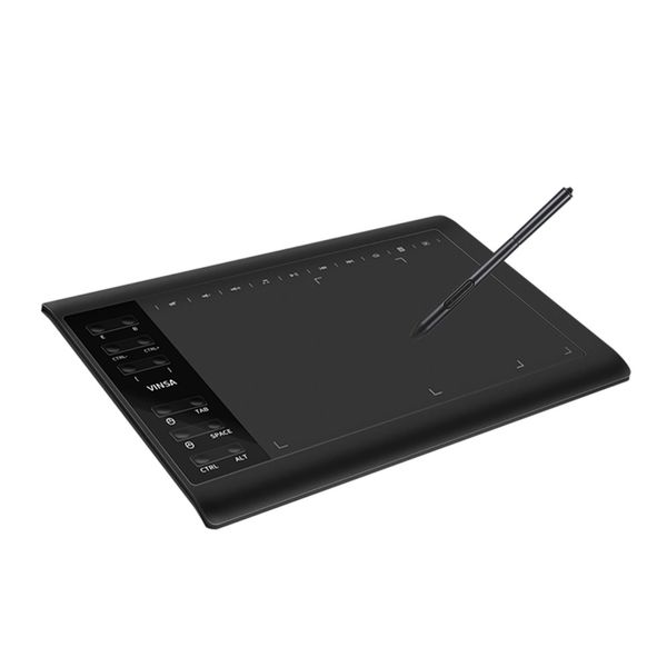 Digitizing Drawing Board, 10x6 Inch Graphic Drawing Tablet with 8 Pen Nib