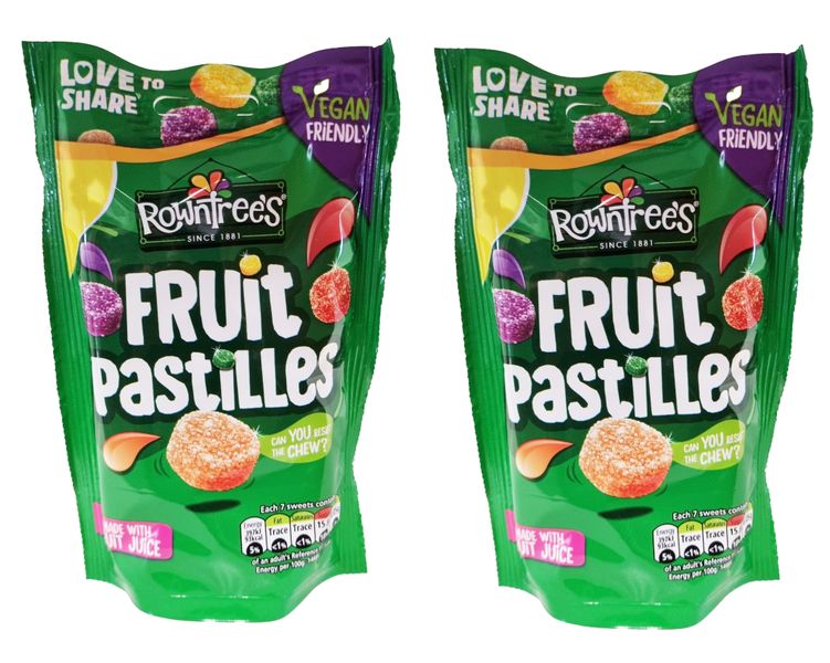Rowntree's Fruit Pastilles 114g 2 Pack