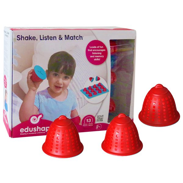 edushape Shake, Listen &amp; Match Sound-Based Memory Game