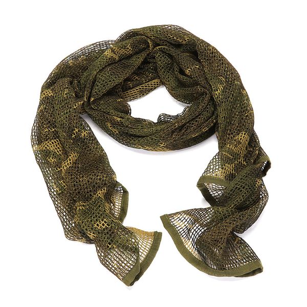 Camping Fashion Multifunctional Mesh Camo Tactical Scarf (190x90cm)