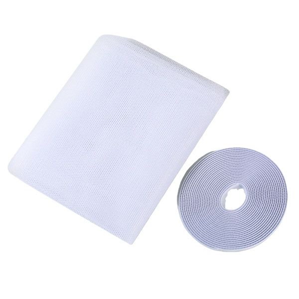 Self-Adhesive Insect Screen - 130x150cm Peel &amp; Stick Mosquito Net