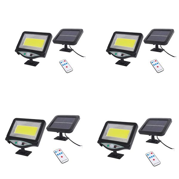 Set Of 4 Sensor Solar Light BK128-1COB