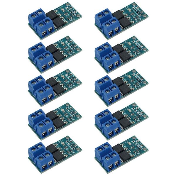 10 PCS DC 5V-36V 15A(Max 30A)400W Trigger Switch Drive Module 0-20KHz