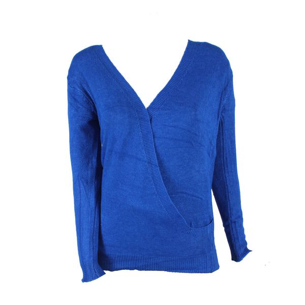 Blackcherry Blue Cross Over Cardigan