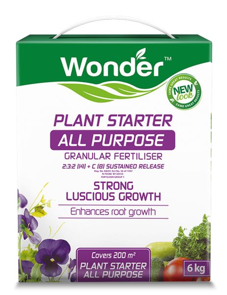 Wonder All Purpose Plant Starter 2:3:2 Fertiliser 6kg