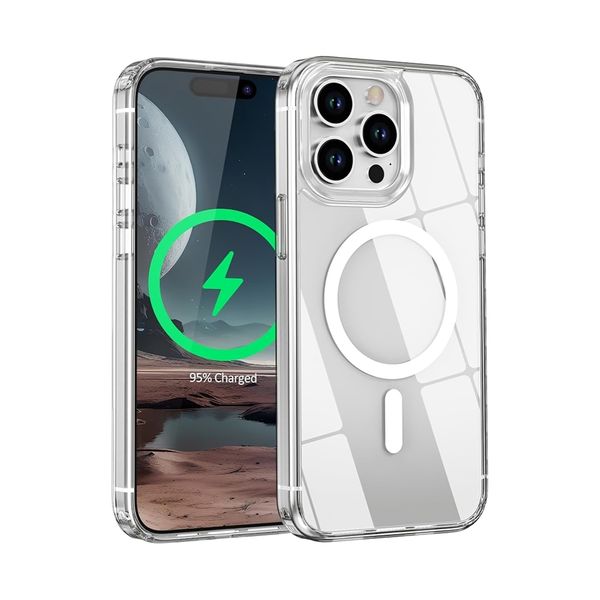 MagSafe Case Compatible with Iphone 15 Pro Max Magnetic Shockproof Cover