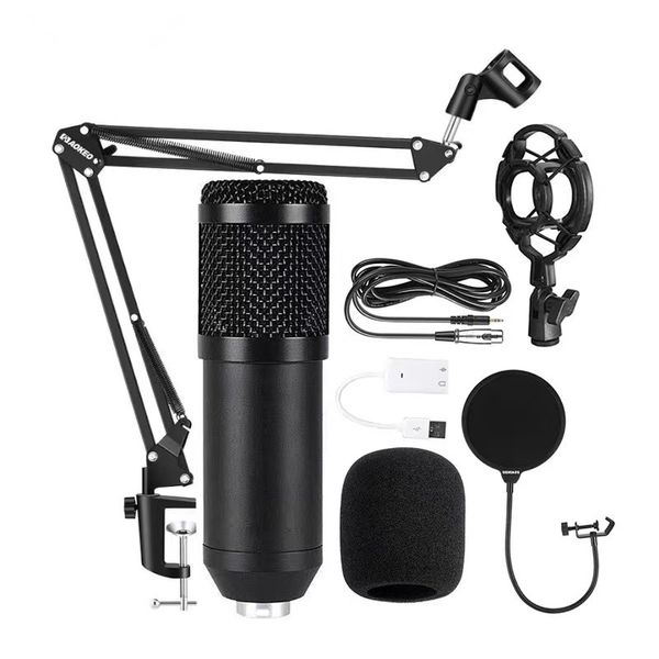 BM800 Condenser Microphone Kit With Sound Card