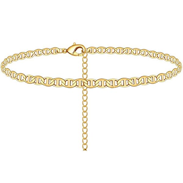 ZELTRYN Stylish Light Luxury Bar Chain Anklet