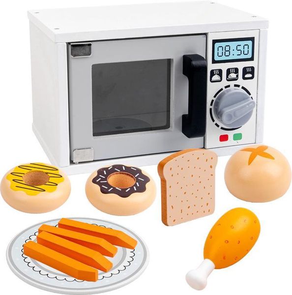 GB Kids Wooden Play Microwave