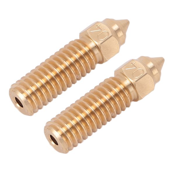 10-Pack Creality K1 Nozzles - 0.4mm High-Temp Brass