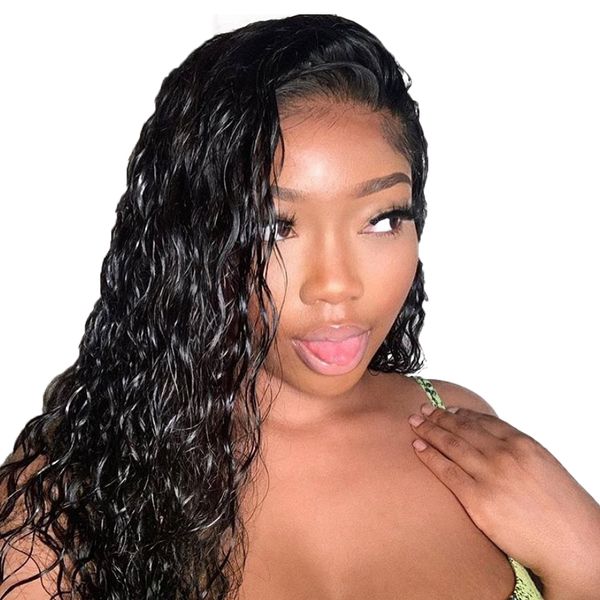 Virgin Human Hair - Double Drawn Malaysian Curls Full Frontal Wig 20inch