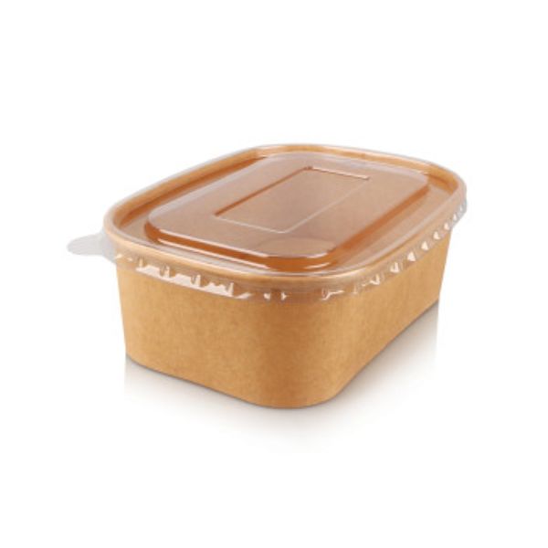 Kraft Square Bowls 750ml (10)