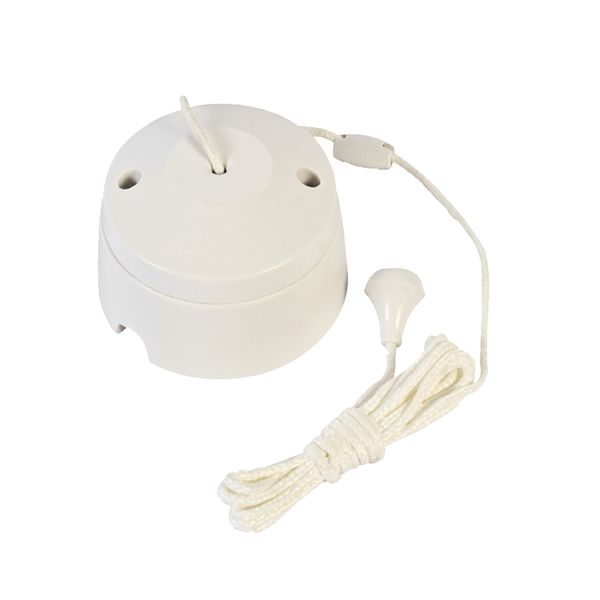 Ceiling Pull Switch White 1 Way (A020 A &amp; T)