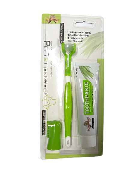 Pet Brother Toothpaste &amp; Brush for Dogs &amp; Cats