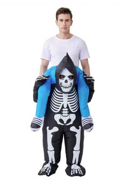 Carry-Me Skeleton Inflatable Costume