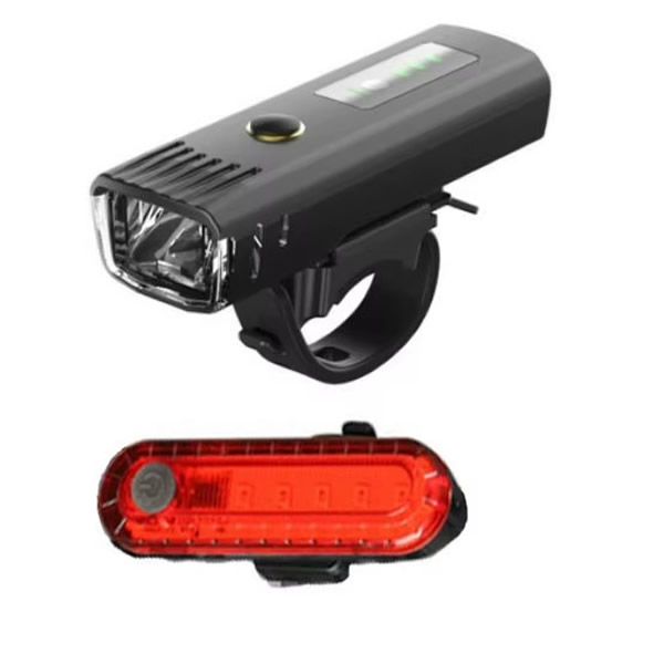 Smart Induction Bicycle Front Light Set LED USB Rechargeable Bike Light