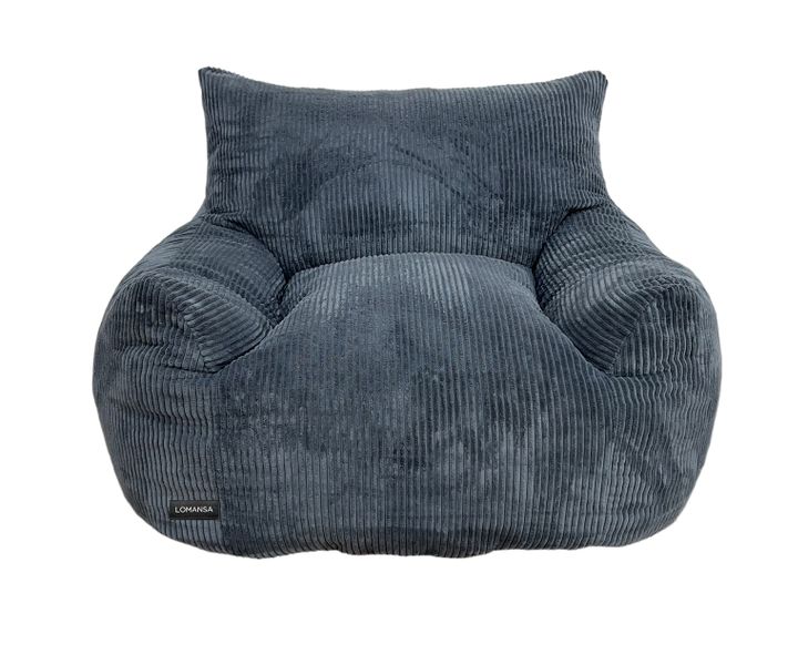 Lomansa Giant Plush Bean Bag Chair for Adults with Armrests - Oversized