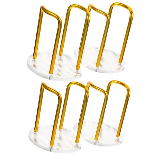 4 Pieces Paper Cup Dispenser Storage Holder Organizer Rack-11.5x11.5x13CM