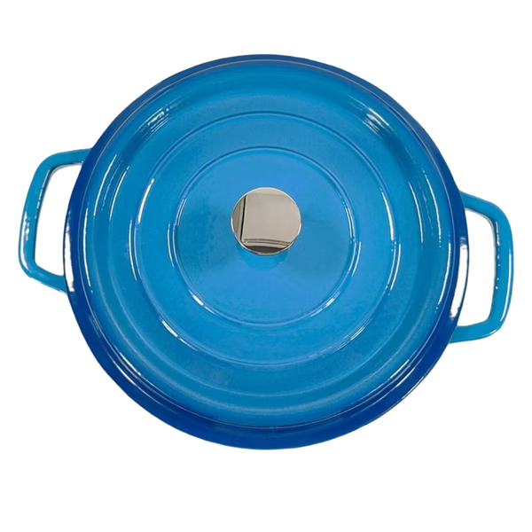 3L Cast Iron Dutch Oven Pot with Lid | Non-Stick Heavy Duty Cooking Pot