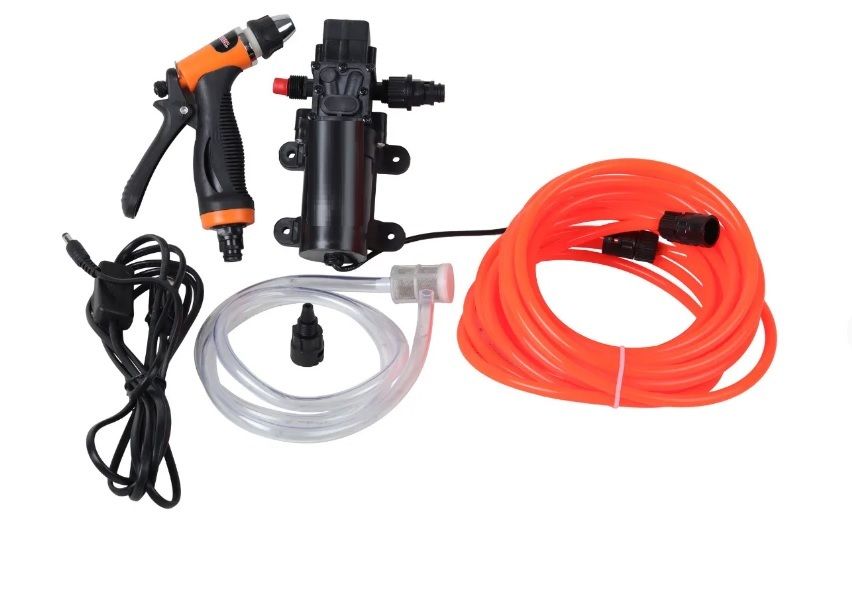 12V DC Water Pump with Piping/Fittings/Nozzle/Cabling & Switch