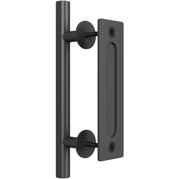 Sliding Barn Door Handles and Pulls, Rural-Style Double-Sided Hardware Set