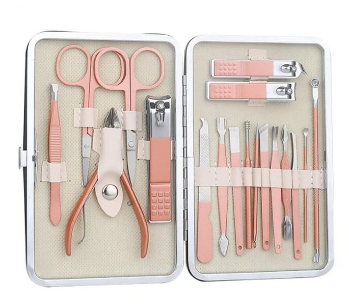 Rosegold Manicure Kit - 18 Pieces