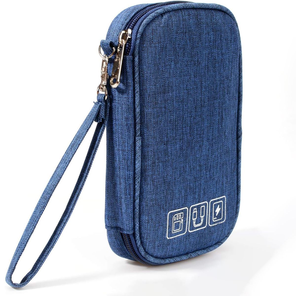 Electronic Accessories Bag Waterproof Double Layers Cable Organizer Bag