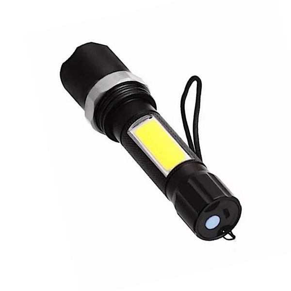 Big Rechargeable USB Zoom Flashlight