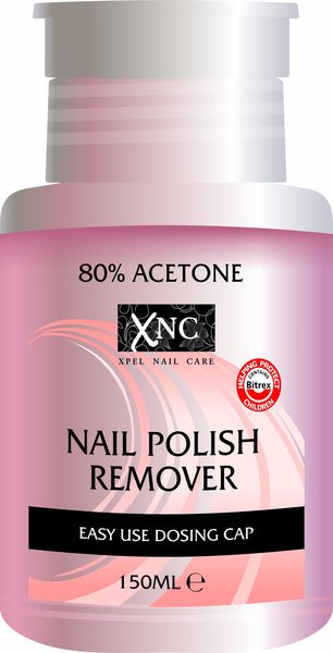 Xpel Nail Care Polish Remover (80% Acetone) Easy Use Pump &amp; Cap - 150ml
