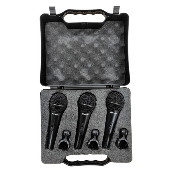 Astro Audio 3 Pack Dynamic Microphones [AA-XM1800]
