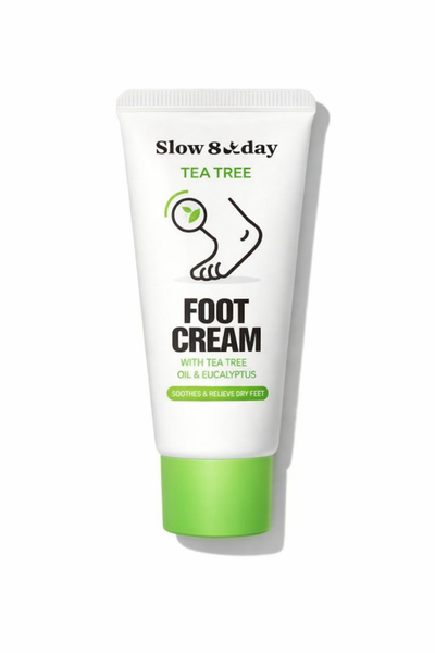 SlowSunday Tea Tree Foot Cream with Tea Tree Oil, Shea butter and Vitamin E