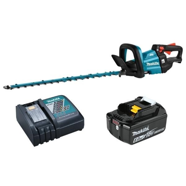 Makita Cordless Hedge Trimmer LXT 18V 600mm , 6.0Ah Battery and