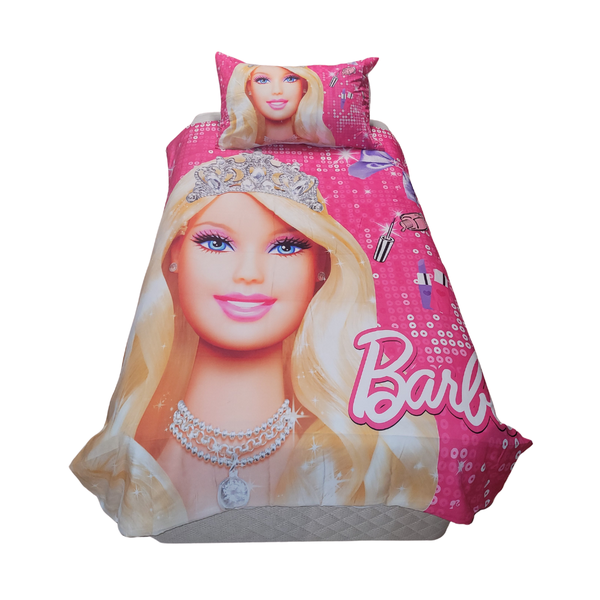 Barbie 3D Printed Single Bed Duvet Cover Set