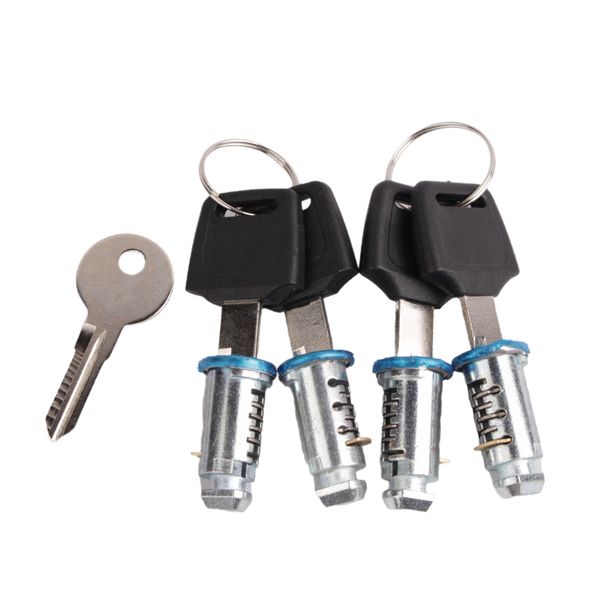 4 Pack Lock Cores One Key System Replacement Lock Cylinders