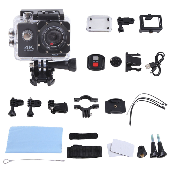 Ultra Hd 4K Action Camera Underwater Helmet 2.0-Inch Screen
