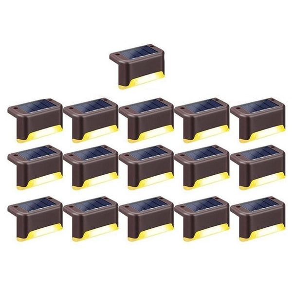 16-Piece Outdoor Solar Deck Lights