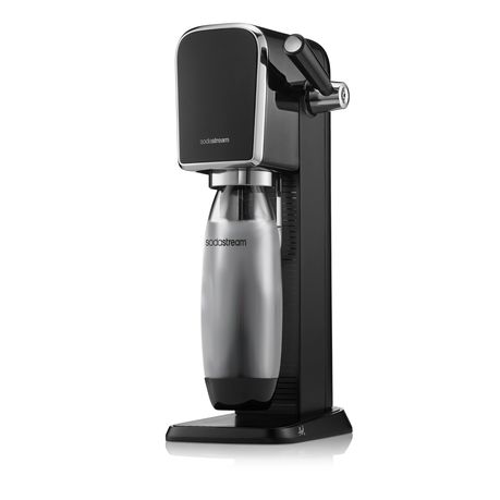 SodaStream Art Black Sparkling Water Maker & 1L Bottle + CO2 cylinder