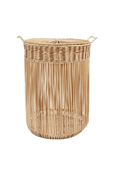 Moyo Woven Laundry Basket With Lid