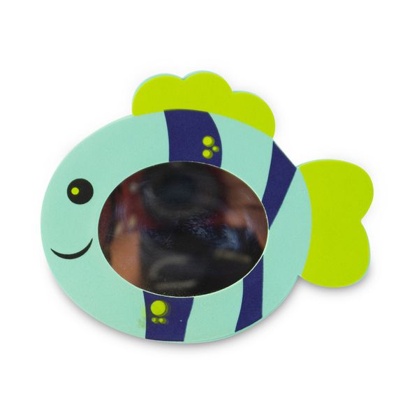 Cooey - Bath Toy - Mirror Fish - Blue &amp; Green - BPA-Free Plastic