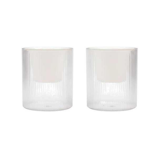 2 Pack Self-Watering Flower Pot - Transparent
