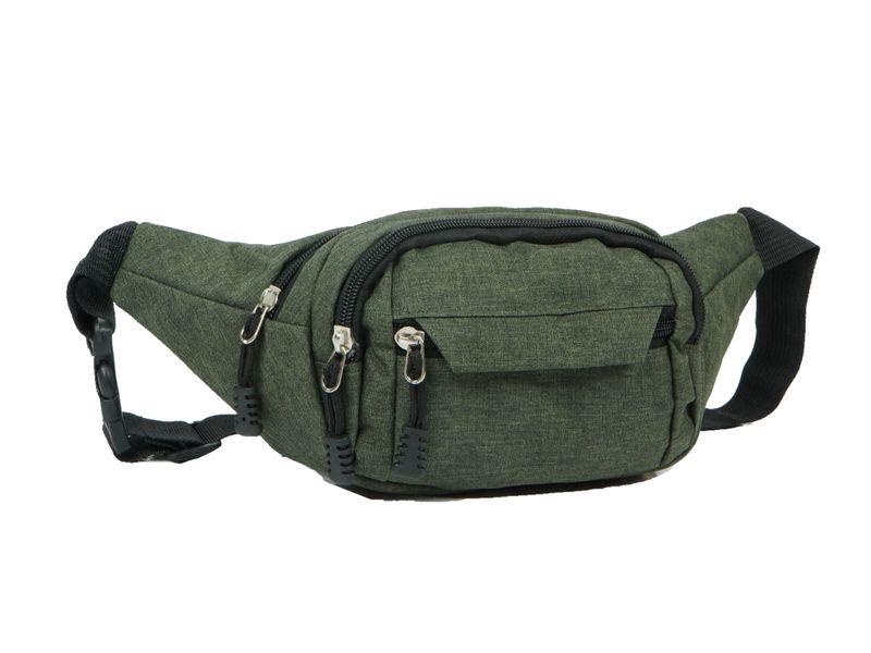 Charmza Denim Moon Bag Fanny Pack - Olive Green