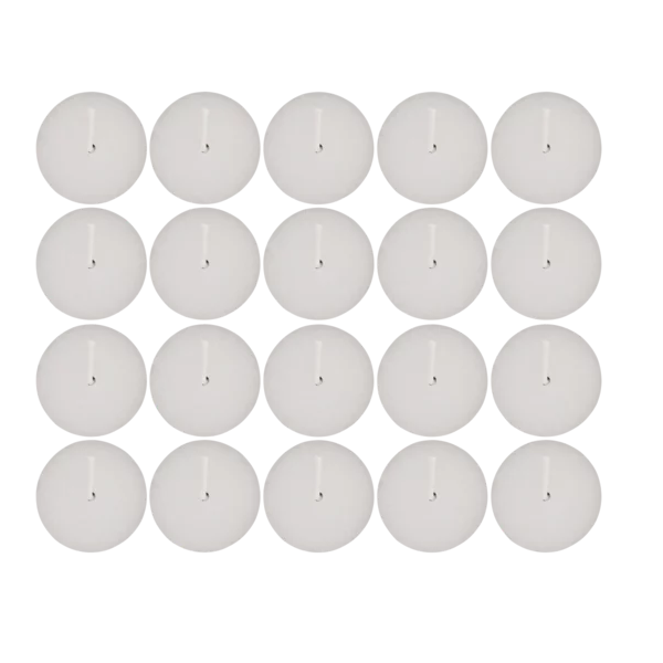White Wax Fresh Candle 12cm Pack Of 20