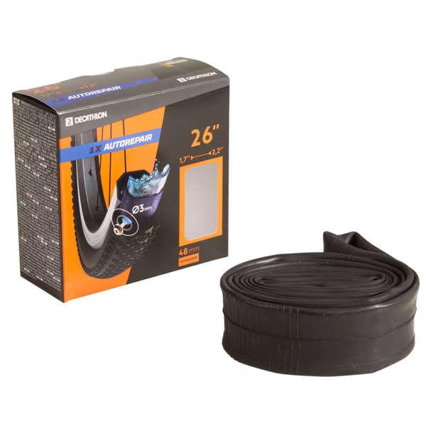 Decathlon 26x1.7/2.2 Self-Repairing Schrader Inner Tube