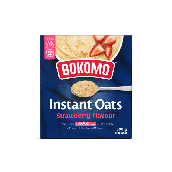 Bokomo Instant Oats Strawberry 500g