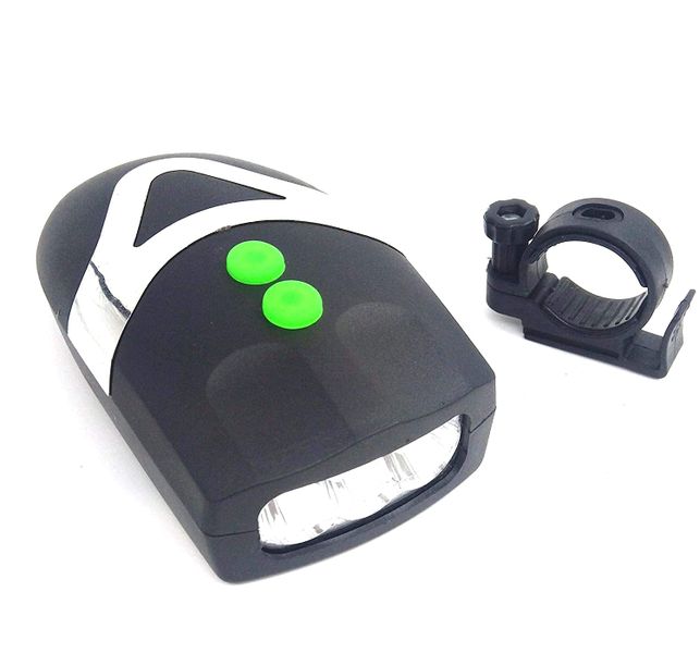 3 LED Headlightsbicycle Bell Horn